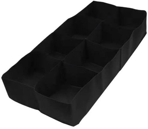 Jorzer Borse da coltivazione, letto da giardino rettangolare rialzato, 8 griglie Fioriera per patate in tessuto non tessuto traspirante Fioriere per piante vegetali fiori