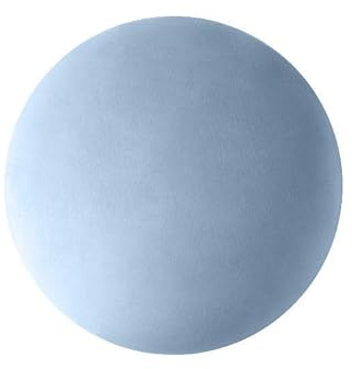 YongXinMY Cojín redondo de felpa suave de macarrón, color sólido, esponjoso, agradable al tacto, estilo japonés, acogedor cojín decorativo para suelo, habitación o sofá (azul, 40 x 40 cm)