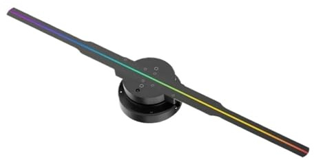 42 cm 3D-hologramfläkt med wifi-fjärrkontroll, roterande reklamdisplay for hemmafixering, holografisk projektor Kantlösa bilder