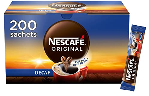 NESCAFÉ Original Decaf Instant Coffee Sachets - 200 x 1.8g Sticks