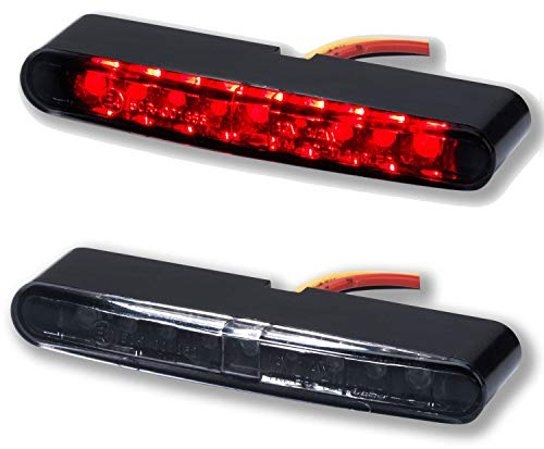 Germany Motorsports LED Motorrad Beleuchtung Set Blinker Blinkleuchten Rücklicht Rückleuchte e-geprüft 12V universal (1 Rücklicht)