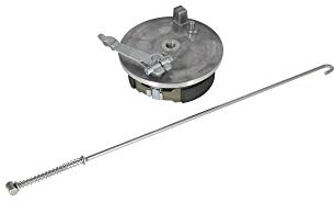 Bremsschild hinten komplett einbaufertig mit Bremsstange - für Simson S51,