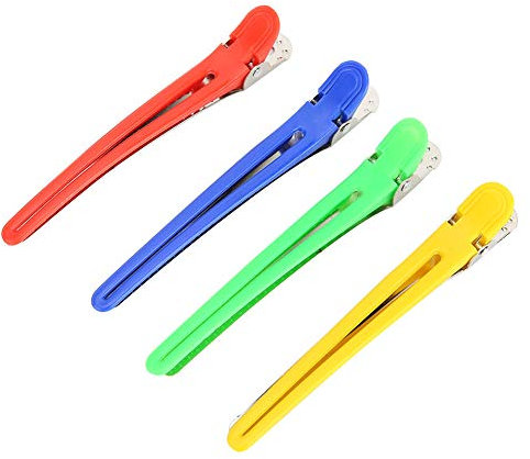 24 Pezzi di Mollette per Capelli, Mollette per Becco D'Anatra, Mollette per Capelli, Mollette per Capelli, Capelli Solidi, Tosatrice per Parrucchieri(Clip con beccuccio)