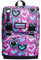 Seven Zaino Scuola Estensibile, Fucsia Fantasia A Cuori, Glossy Girl, Zaino Doppio Scomparto Estensibile Tramite Zip Laterali, Scuola e Tempo libero, Bambina Ragazza
