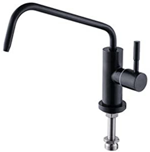 Osmoseanlage Trinkwasser für Küche Wasserhahn mit Filter 1/4 Zoll Schlauch-Anschluss,schwarz A