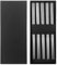 Brevanza 5 Paia Bacchette Cinesi Set, Bacchette 304 Acciaio Inox in Metallo, Chopsticks Sushi Giapponesi Riutilizzabili, Lavabili in Lavastoviglie Bacchette Coreane, per Ristoranti Famiglie