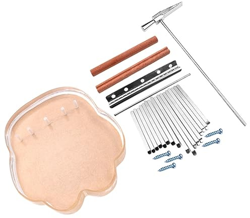 FUNOMOCYA 1satz Tasten Kalimba Daumenklavier Tragbares Fingerpiano Einfache Montage Ergonomisches Design Musikinstrument Für Erwachsene