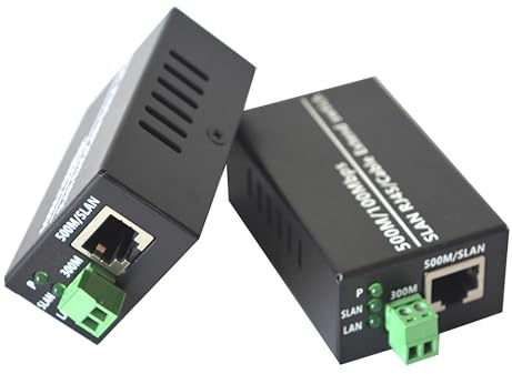 Ethernet Extenders over Twisted pair Telephone line up to 300M(1000FT), IP Ethernet over RJ45 Cat5e/6 network cable up to 500M (1650FT) 2PCS