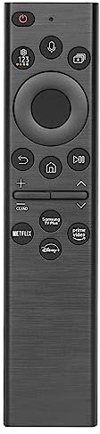 Telecomando Vocale BN59-01385A Compatibile Con Samsung Smart Curved Frame QLED LCD 8K 4K TV MU8000 MU9000 NU8000 TU7000 TU8000 Sostituzione Controllore Con NETFLIX PrimeVideo TV Plus Pulsanti
