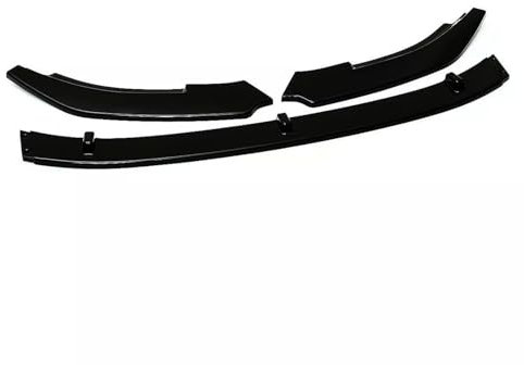 Front Spoiler Lippe Für VW Für Golf 6 MK6 Für GTI Für GTD 2009-2013 Frontstoßstange Lip Body Kit Spoiler Splitter Glänzend Schwarz Carbon Fiber Look Frontstoßstange Lippe(Glossy Black)