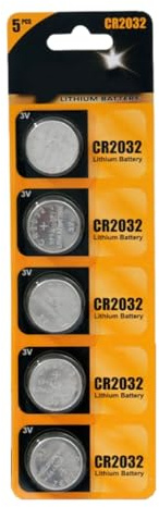 ZYHARUKO Pack Of 5/10 2032 Button Cell Batteries 3V Lithium Coin Battery for Car Remote and Electronics