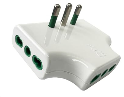 Fanton Adaptateur 16A à 3 Prises bipas 10A/16A - Blanc