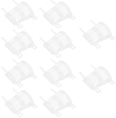 FONDOTIN Vasi Da Giardino 10 Pezzi Vasi Per Orchidee in Plastica Cestini Per Vivaio Permeabili Allacqua E Allaria