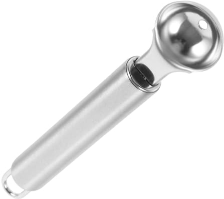 Mikinona Cuillère à Boules de Melon Acier Inoxydable Outil de Cuisine pour Glace et Fruits pour Desserts et Pratique