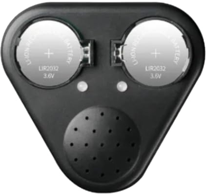 Gosera Dual Slot Button Cell Battery Charger with Voice LIR2032 LIR2025 LIR2016 Type-C 3.6V Li-Ion Cell Batteries Charger
