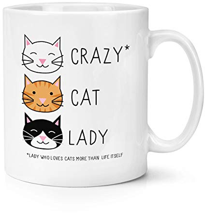 Presentbas galen katt dam 3 dl mugg kopp