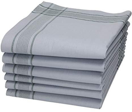 Betz 6 Stück Bundeswehr Taschentücher XXL Army Herren Stoff Taschentücher Set Größe 50x50 cm 100% Baumwolle