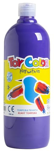 Toy Color Tempera Paint | Purple | 1000 ml | Washable Paints for Kids | Poster Paint