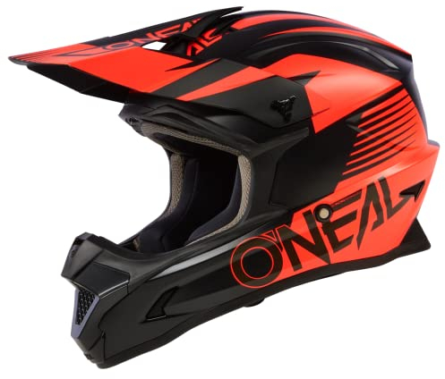 O'NEAL 1SRS Helm STREAM Schwarz/Rot/Größe L