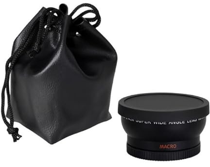 Objectif grand angle et macro pour appareil photo reflex numérique 52 mm 0,45 x 52 mm