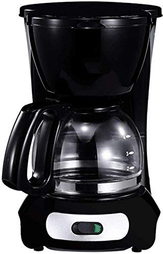 Macchina da caffè, Macchina da caffè con filtro per caffè Caffettiera nera e in acciaio inossidabile spazzolato, Macchina da caffè con filtro con brocca isolata, Selettore di aromi,Nero,Compatibile