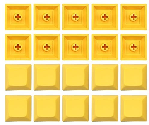 PBT DSA, 20 pezzi, 1U, tasti vuoti, accessori per tastiera da gioco, accessori per tastiera, accessori per tastiera da gioco, cappucci personalizzati