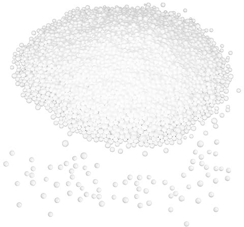 TOGEVAL 1bag Bean Bag Filler Particles for Cushions Pillows and Pet Beds Lightweight Stuffing for Crafts and Home Decor Beads