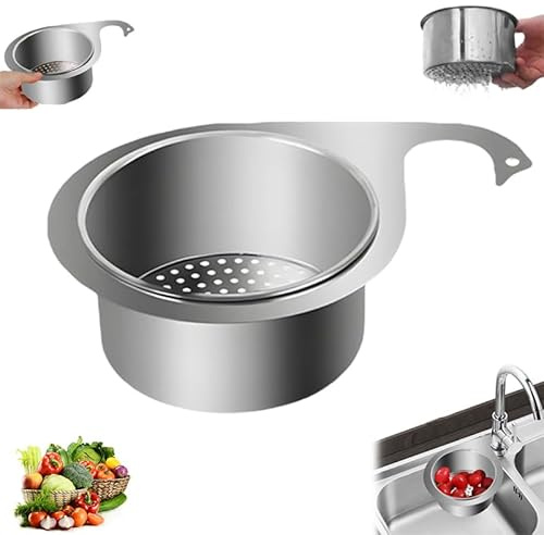sinkmate,lapupoo,siebkorb aus edelstahl in schwanenform für die spüle, eckspülbeckensieb aus edelstahl,siebkorb spüle edelstahl, siebkorb aus edelstahl, Stainless Steel Swan Shape Strainer Basket Sink