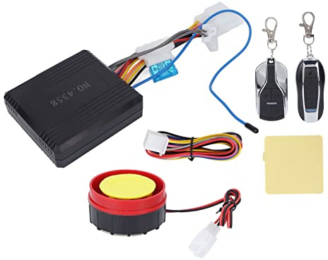 Kit de système d'alarme antivol pour moto, système avec démarreur à distance, télécommande unidirectionnelle, étanche, système de sécurité universel 12 V