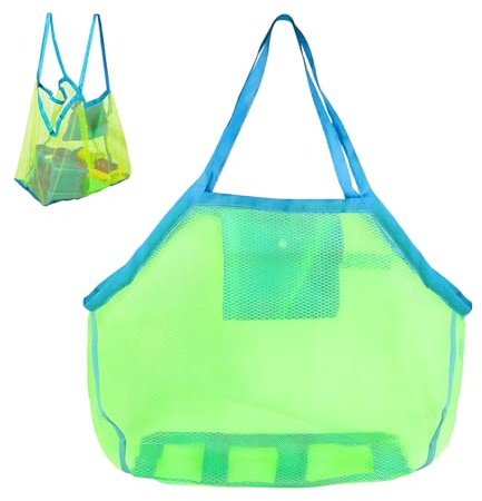 Strandspielzeug Tasche,Tragbar Strandspielzeug Kinder,Netztasche Sandspielzeug,Strand Spielzeug-Reinigungstasche,Sandspielzeug Tasche,Geeignet FüR Kinder-Strandspielzeug,Wasserspielzeug Kinder