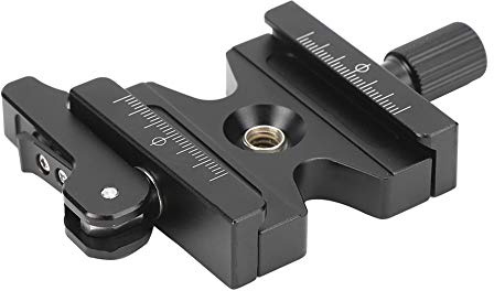 aqxreight 50 -mm -Aluminiumlegierung Schnellfreisetzungsplatte Klemme Kugelspitze Dual Lock Clamp/Holder für Stativ und Monopoden