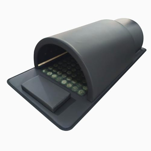 Dôme de sauna 1200W Avec oreiller et coussin chauffant，Spa professionnel à domicile，Température de la cabine réglable de 25 à 90 °C，Température du coussin chauffant réglable de 25 à 70 °C Black