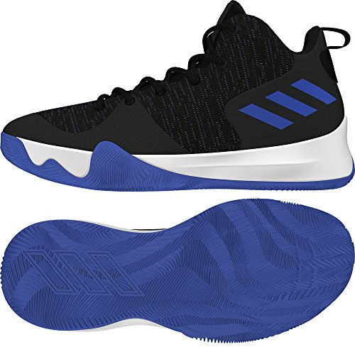 adidas Herren Explosive Flash Basketballschuhe, Schwarz (Negbás/Azalre 000)