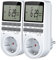Temporizador Enchufe Digital, Enchufe Programador con Pantalla LCD Grande, 10 Programas Diarios, Función de Horario de Verano y Aleatoria, Enchufe Programable Ahorro Tiempo y Energía - 2 Packs EU Plug