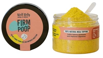 Wolf Belly - Probiotico Digestivo per Cani 100% Naturale (60 g) Prebiotici Gastrointestinal in Polvere | Migliora Flora Intestinale & Enzimi Digestivi | Integratore Diarrea - Prodotto in Europa