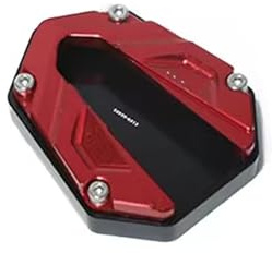 PLKPVHVZNM Moto Pata de Cabra Lateral Placa De Soporte para Caballete Lateral De Motocicleta, Accesorios para ZONTES para 703F para ZT 703 (2024-2025) Pata de Cabra Lateral Repuesto(Red)