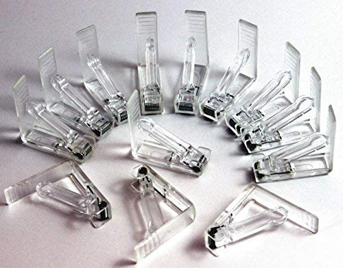 Unbekannt Pinzas sujetamanteles de plástico Transparente