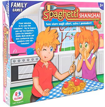 Globo- Gioco Spaghetti al Pomodoro, Colore Oro, GLO1153