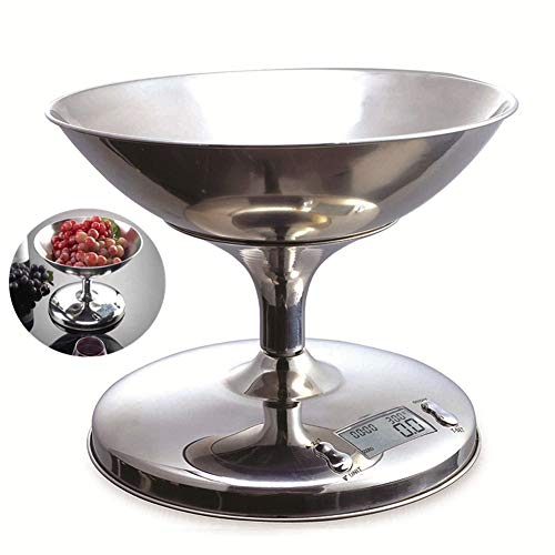 Balance cuisine Kitchen Scale Balance de cuisine en verre Type base de plateau en acier inoxydable multifonction balance de cuisine electronique Balance numerique de fruits Cuisson Balance electroniqu
