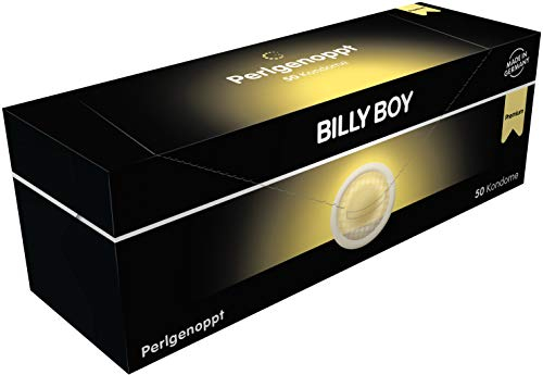 Billy Boy Kondome Perlgenoppt 50er Premium-Box – Transparente Kondome Mit Zarten Perlnoppen
