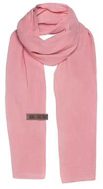 Knit Facory - Liv Schal - Fein Gewebter Damen Schal - Luftiger Musselinschal - Für Frühling und Sommer - 100% Bio-Baumwolle