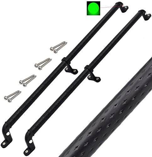 Dakzhou 2 Playground Safety Handles Glow-in-The-Dark Non-Slip Handle 38 Inch Swing Set Ladder House Tree House Toy Structure, Large, Black