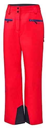Black Crevice Damen Skihose, 10.000mm Wassersäule, atmungsaktiv, rot, 42