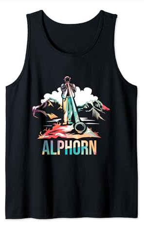 Schweiz Alphorn Naturhorn Tank Top