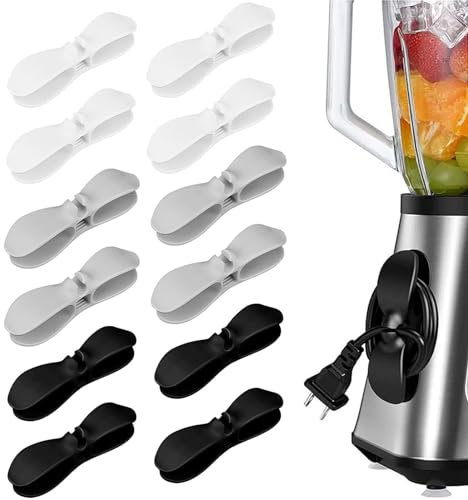 Katyjun Lot de 12 supports de câble, enrouleur de câble, organisateur de câbles