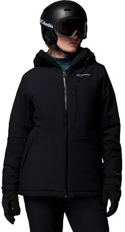 Columbia Liftline Jacket, Design waterproof Resistente, Materiale traspirante, Termoriflettente, Cappuccio regolabile, Adatta all'uso con il casco, Ghetta antineve, Tessuto flessibile - da donna