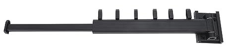OFFAXE Wäscheständer Wandmontage,2in1 mit 6 extra Kleiderhaken,Ausziehbar und Platzsparend,Wäschetrockner Klein Kleiderständer, für Wand Clothes Drying Rack Zeitlos