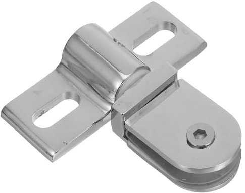 TOPBATHY CharnièRe Porte De Douche En Verre En Alliage De Zinc Design Pivotant À Double Ouverture Installation Stable Pour Salle De Bain Accessoires En Acier Inoxydable