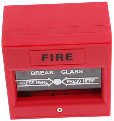 jojofuny Glass Breaking Switch for Fire Alarm Emergency Door Release Glass Break Alarm Sensor for Home Security Door Safety Device