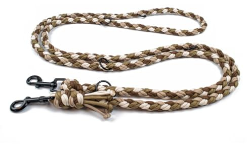 Hundeleine Tierluxe Foxy Handgemacht Paracord (Erde, L Lienelänge: 300 cm)